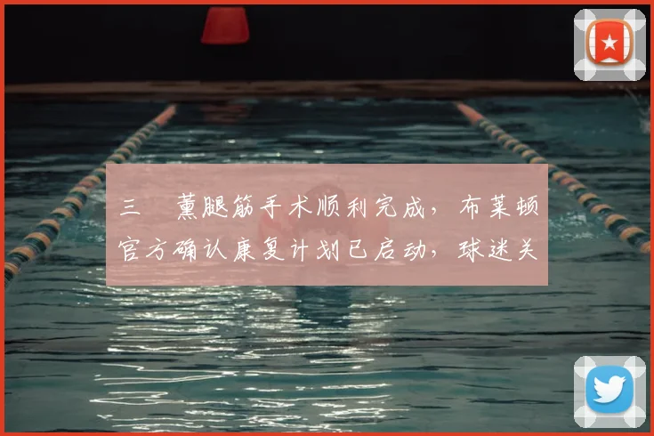 三笘薰腿筋手术顺利完成，布莱顿官方确认康复计划已启动，球迷关注恢复时间表